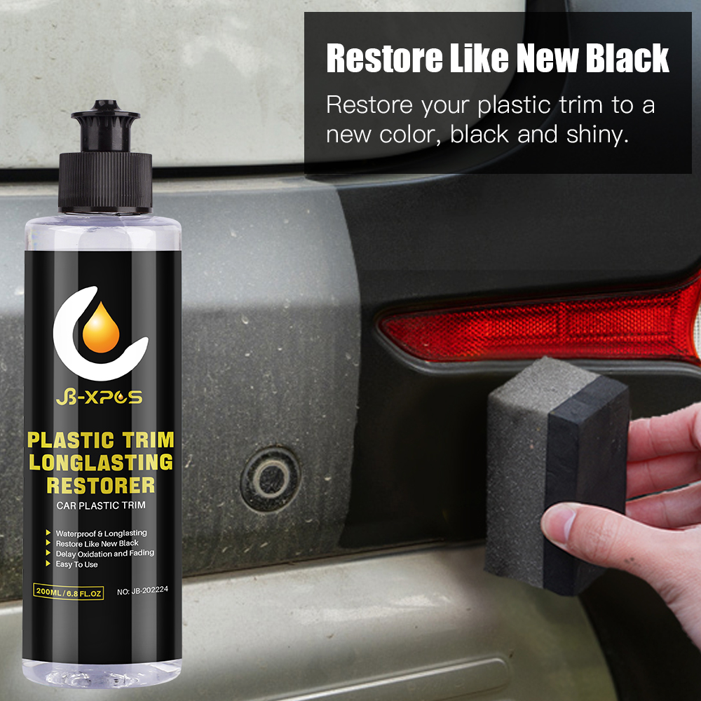 Trim Restorer Plastic - プラスチック製の車のカーテン,耐熱性,防滴,汚れや汚れの保護,セラミックコーティングの材料,24個