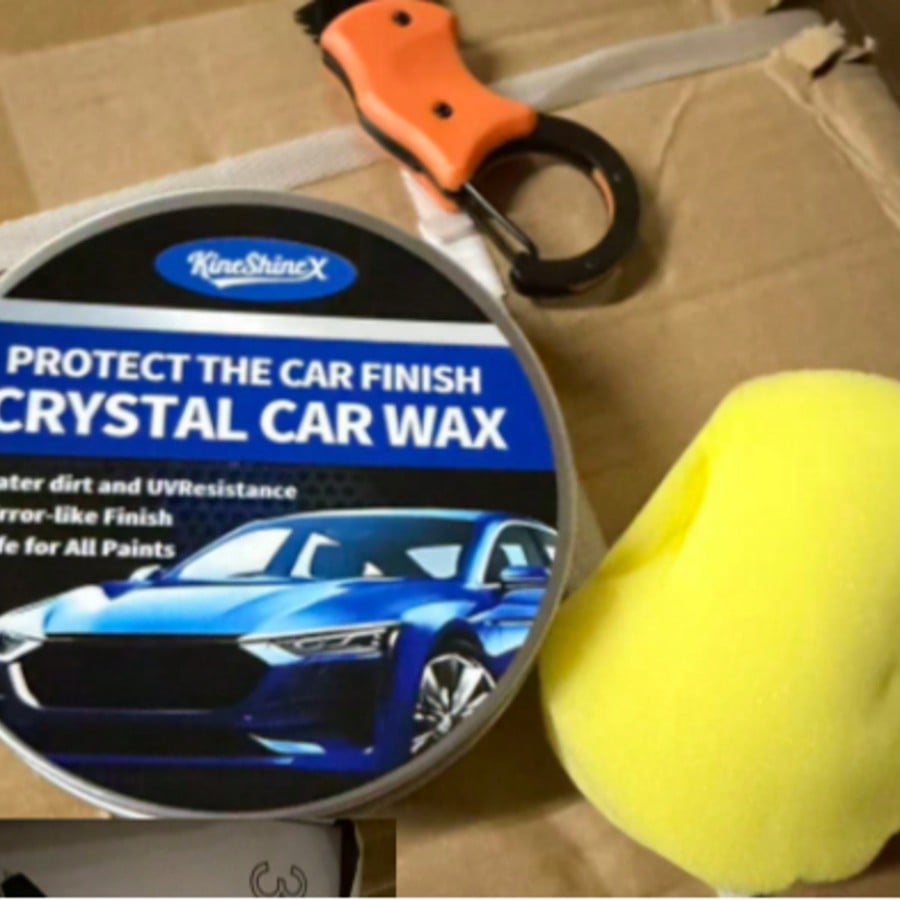 Wax Applicator Pad - カルナバワックスカーポリッシュセラミックコーティング - 車、トラック、SUV、RV用のエクストラグロス塗料シーラント、長持ちする撥水性光沢、塗布用パッド付属