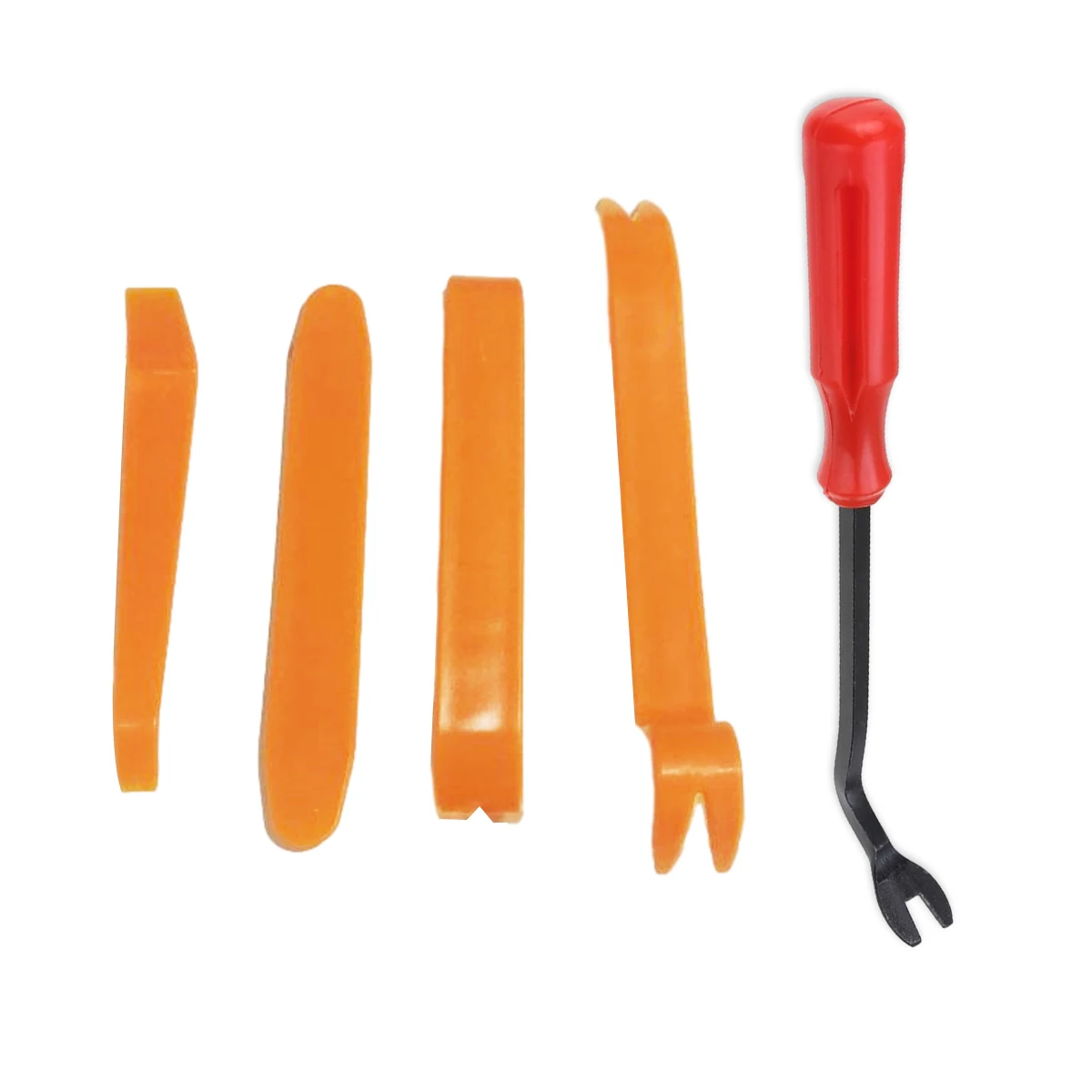 Trim Restorer Plastic - 自動ドアクリップパネルトリム取り外しツールキット、ナビゲーションブレード、分解用プラスチック製カーインテリアシーソー変換修理ツール