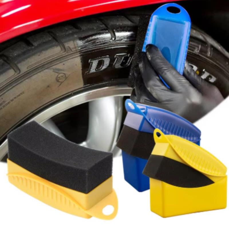 Detailing Brush Set - 車輪研磨ワックスがけスポンジブラシABSプラスチック洗浄クリーニングタイヤ輪郭処理アプリケーターパッドディテールアクセサリー
