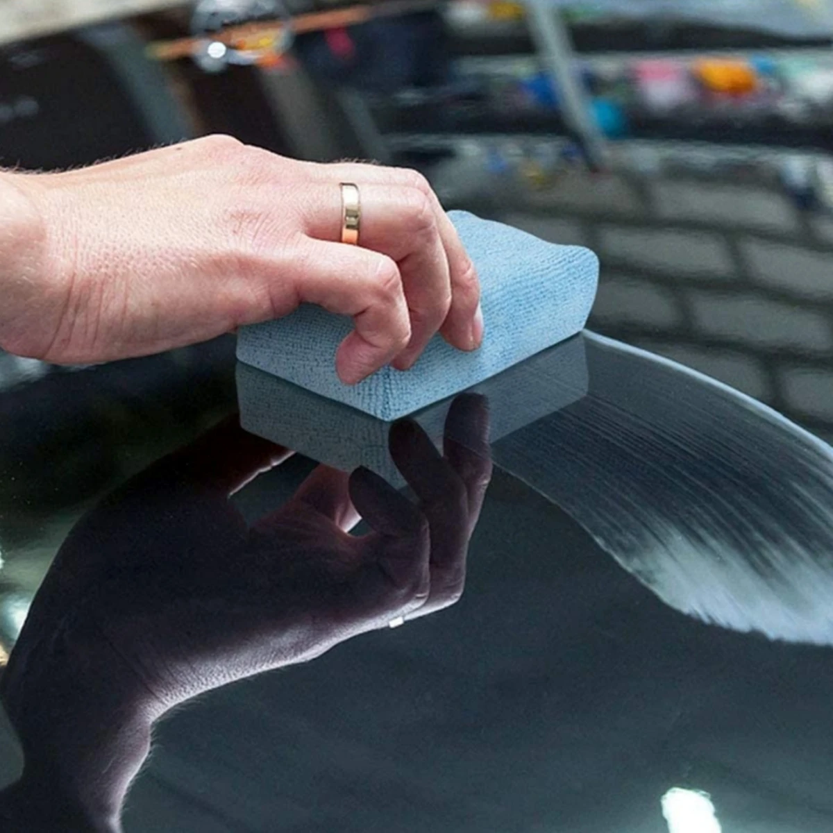 8個入りマイクロファイバー製カーワックスアプリケーターパッド - Wax Applicator Pad のレビューと価格