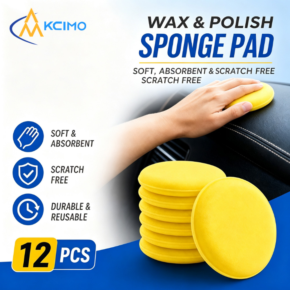 12個入り、柔らかいフォーム製のカーワックス塗布用パッド。丸 - Wax Applicator Pad のレビューと価格