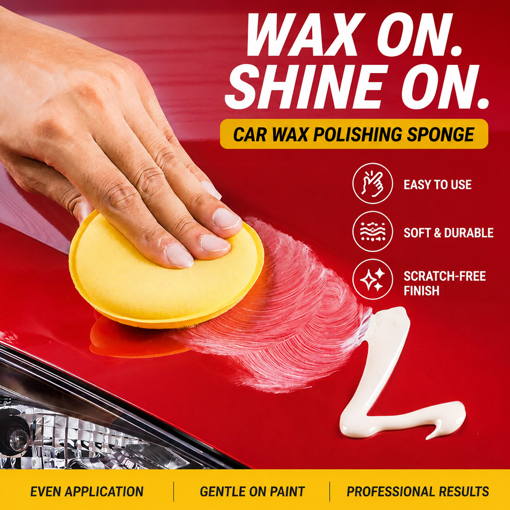 12個入り、柔らかいフォーム製のカーワックス塗布用パッド。丸 - Wax Applicator Pad のレビューと価格