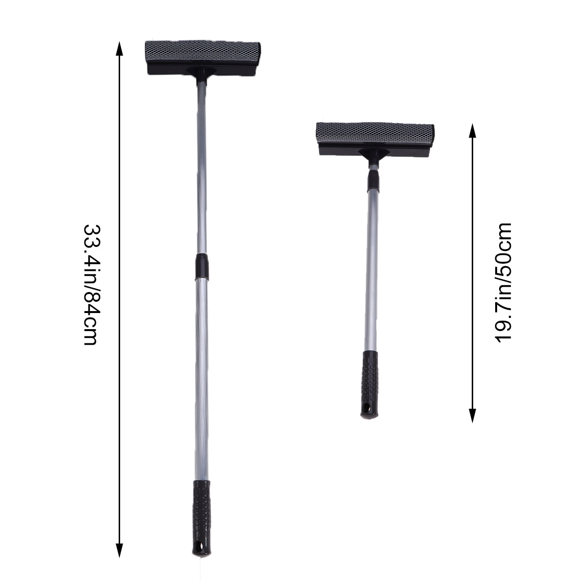 伸縮式窓用クリーナー、グレー、室内用、高所作業用、拭き跡なし - Glass Cleaner Streak のレビューと価格