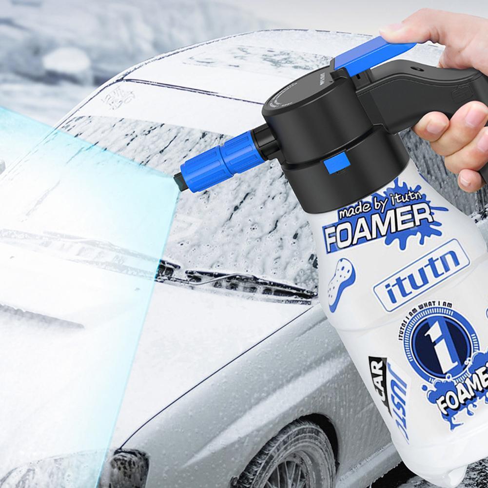 電動フォームスプレーヤー 車用洗車プロ スノーフォームキャノ - Pressure Washer Foam Gun のレビューと価格