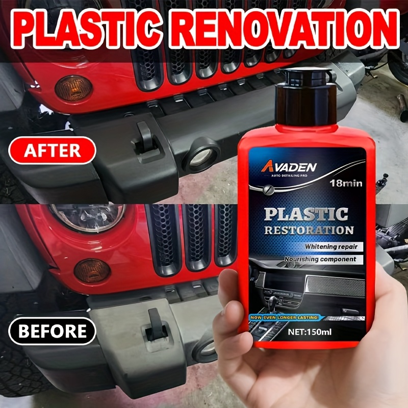 ブラックトリムリペア剤 - 独自の染料配合で効果が6ヶ月以上 - Trim Restorer Plastic のレビューと価格