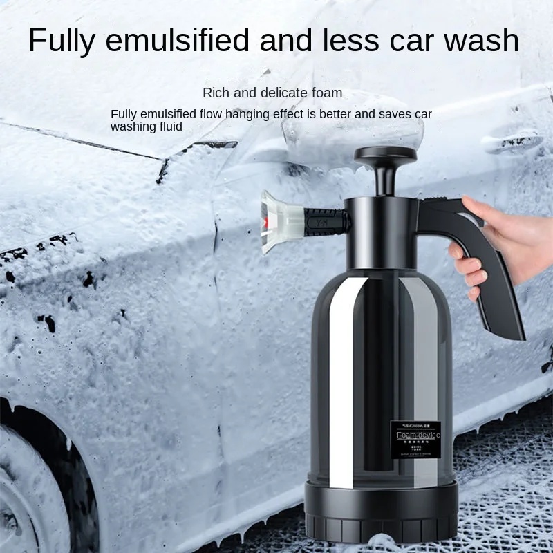 2L手動式エアプレッシャー式スノーフォームスプレー。交換可能 - Pressure Washer Foam Gun のレビューと価格