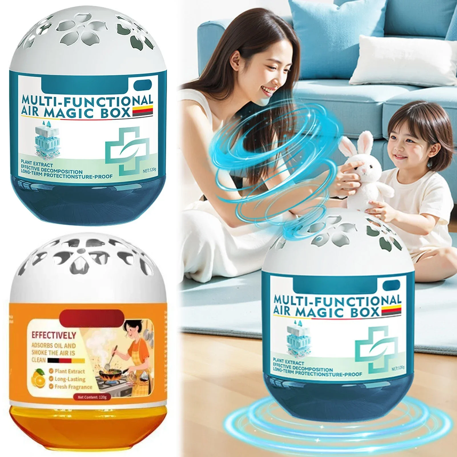 エアマジックボックス空気清浄機 - 多機能ダストリムーバー＆ - Odor Eliminator Car のレビューと価格