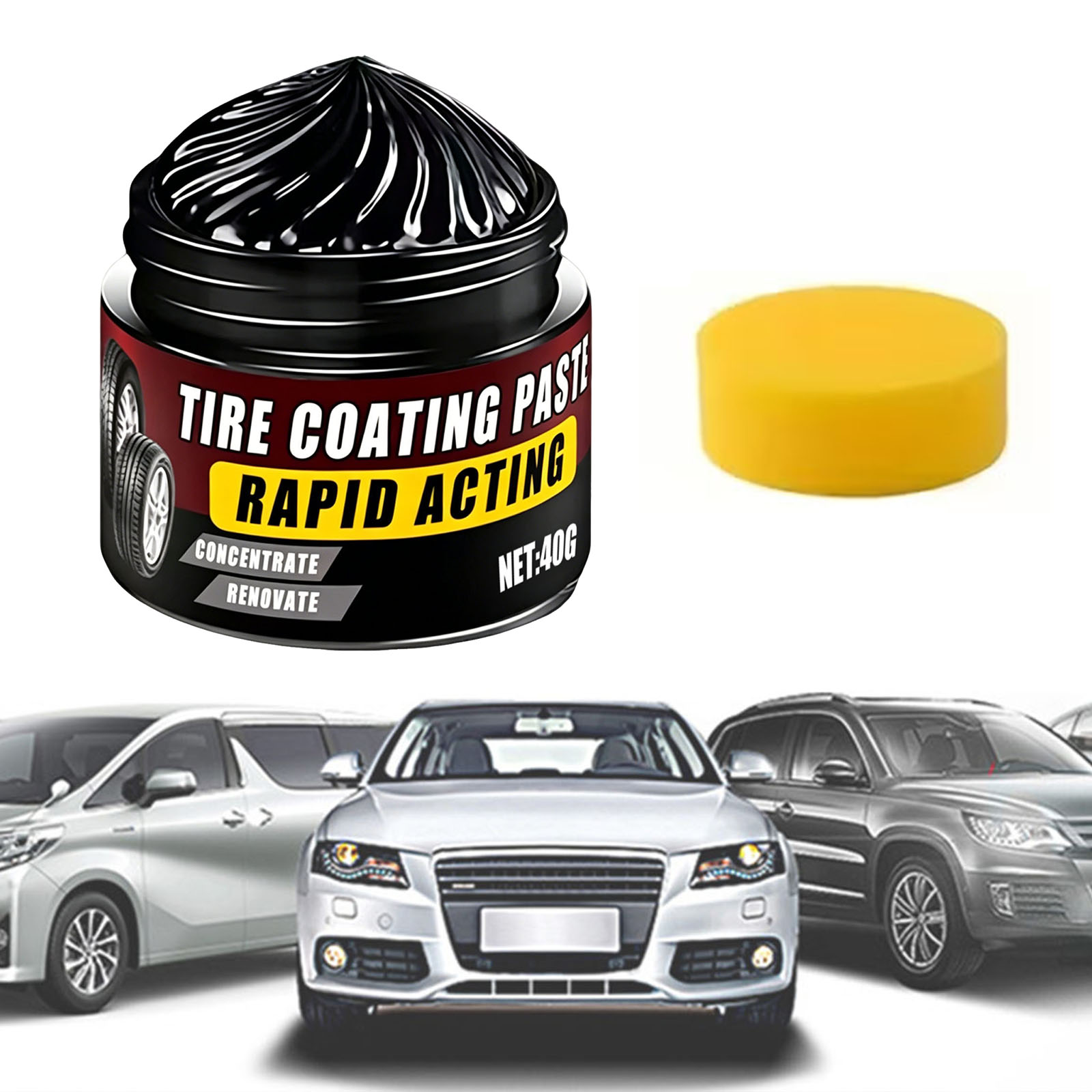 タイヤコーティング UV保護 車内傷修復ペースト ユーザーフ - Trim Restorer Plastic のレビューと価格