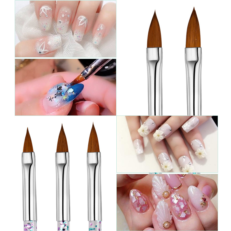5本セット ネイルアートブラシ UVジェル アクリルネイル  - Detailing Brush Set のレビューと価格